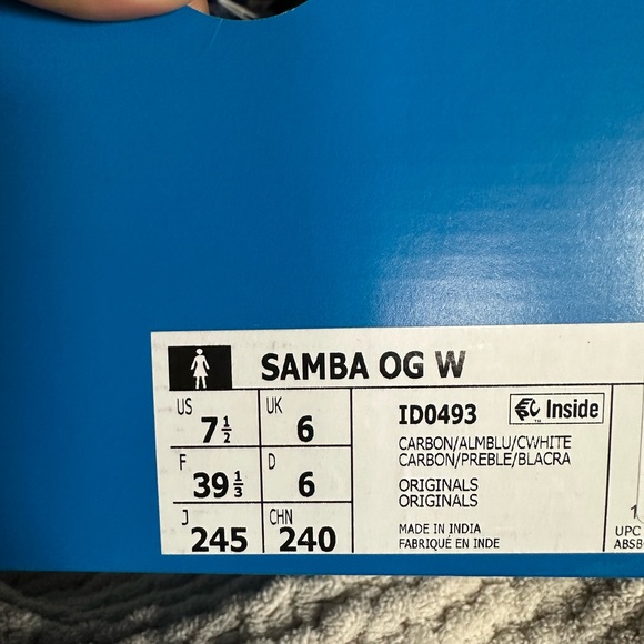 navy sambas nwt - Picture 3 of 4